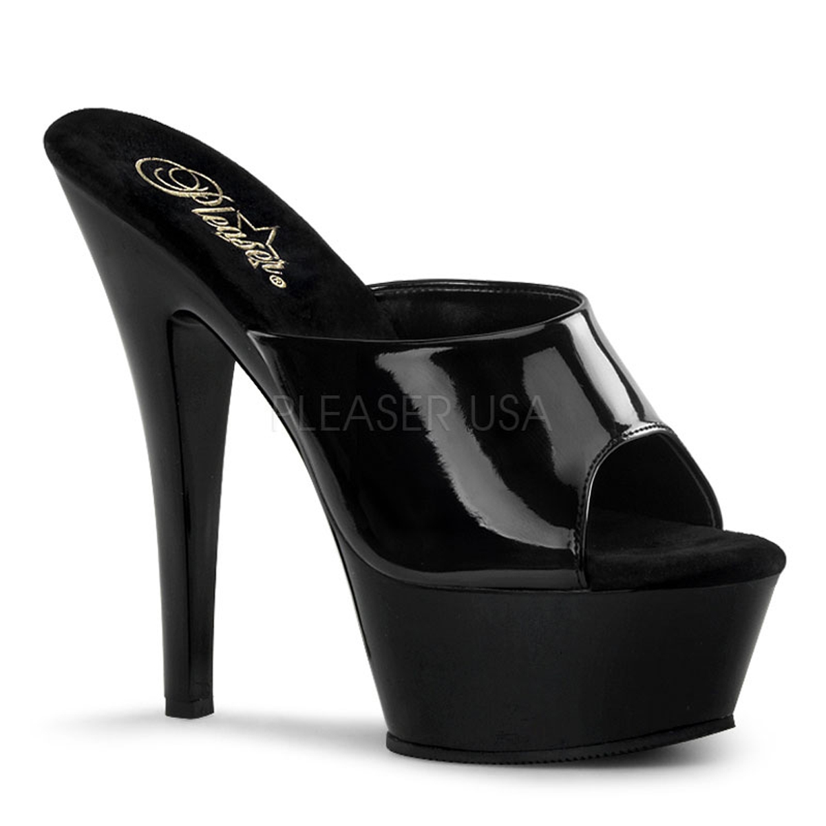 Black Mat ankle strap Giaro 16cm high heeled Destroyer platform pumps -  Giaro High Heels | Official store - All Vegan High Heels